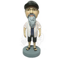 Stock Body Plus Size Life Is Good Male Bobblehead